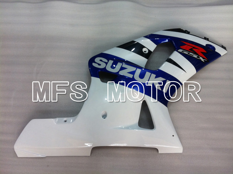 Suzuki GSXR600 2001-2003 Injection ABS Fairing - Factory Style - Black Wihte Blue - MFS6459 - Fairings Kit