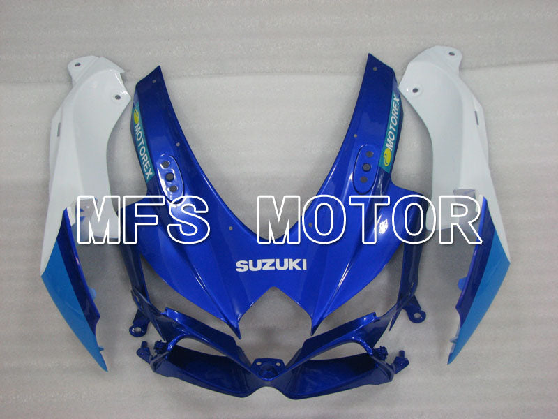 Suzuki GSXR600 GSXR750 2008-2010 Injection ABS Fairing - Rockstar - Blue White - MFS2476 - Fairings Kit