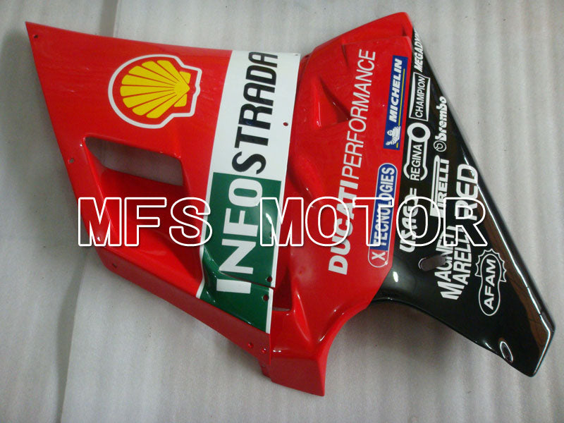 Ducati 916 1994-1998 Injection ABS Fairing - INFO STRADA - Red - MFS4039 - Fairings Kit